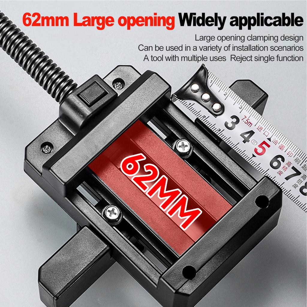 Clemă de instalare a cadrului dulapurilor de podea Mini braț de susținere din plastic ABS Diga de montare a ușii dulapului multifuncțional pentru instalarea ușii ascunse