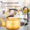Bollitore Giallo in Alluminio Extra-Large Vecchio Stile per Fornelli a Gas: Pentola calda, Zuppa, Acqua e Bollitore da tè