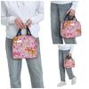 Borsa termica per il pranzo 'Ghepardi in un arcobaleno' per bambini, borsa frigo scolastica, contenitore termico per alimenti, borsa tote, contenitori portatili per il pranzo