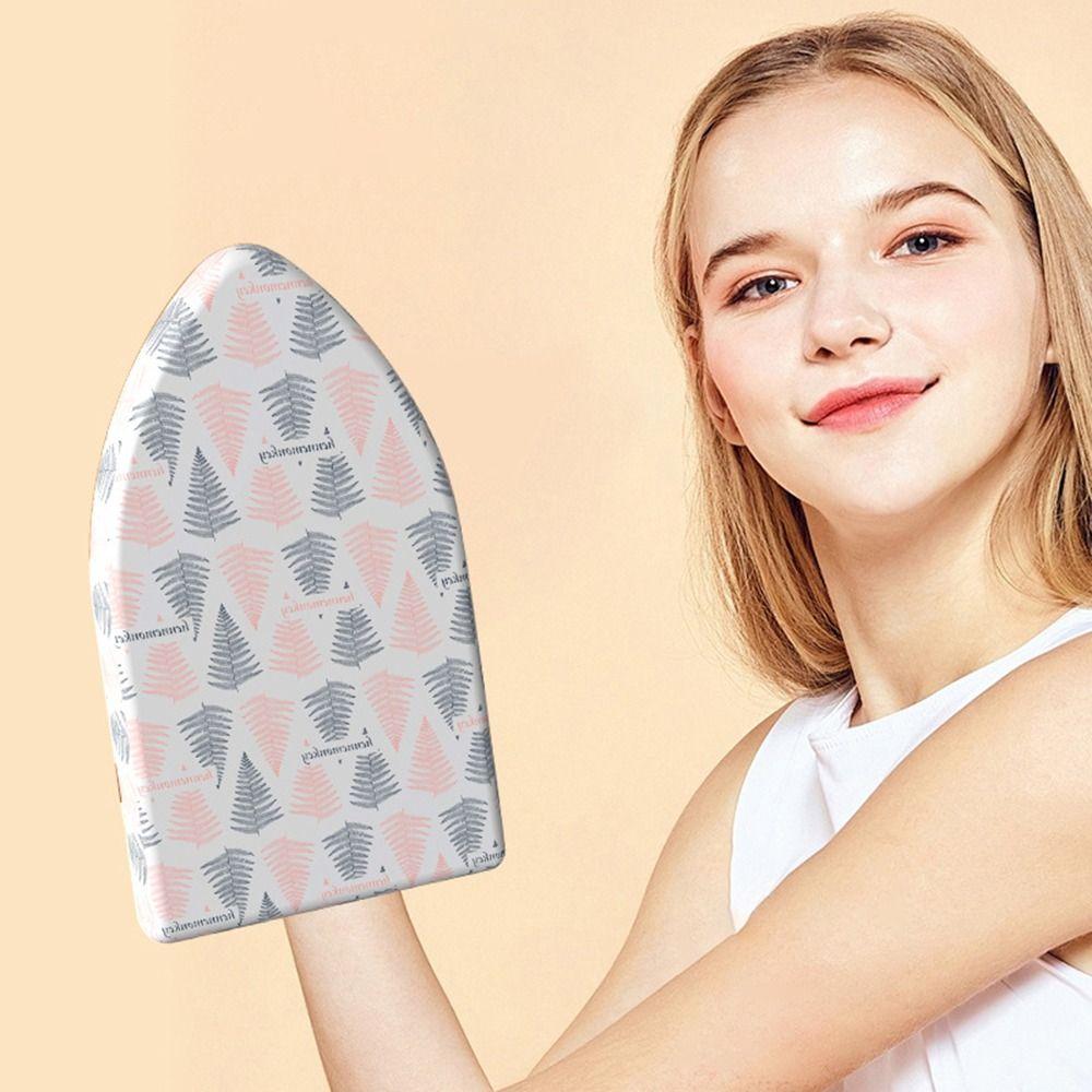 Mini Ironing Board Anti-scald Heat Resistant Ironing Gloves Handheld with Finger Loop Ironing Table Rack for Home&Travel