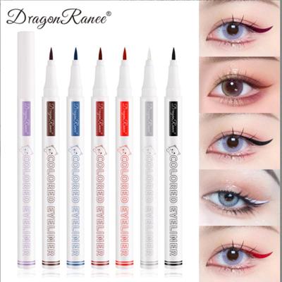 Color Waterproof Eyeliner Waterproof Novice Female Ultra-fine White Eyeliner