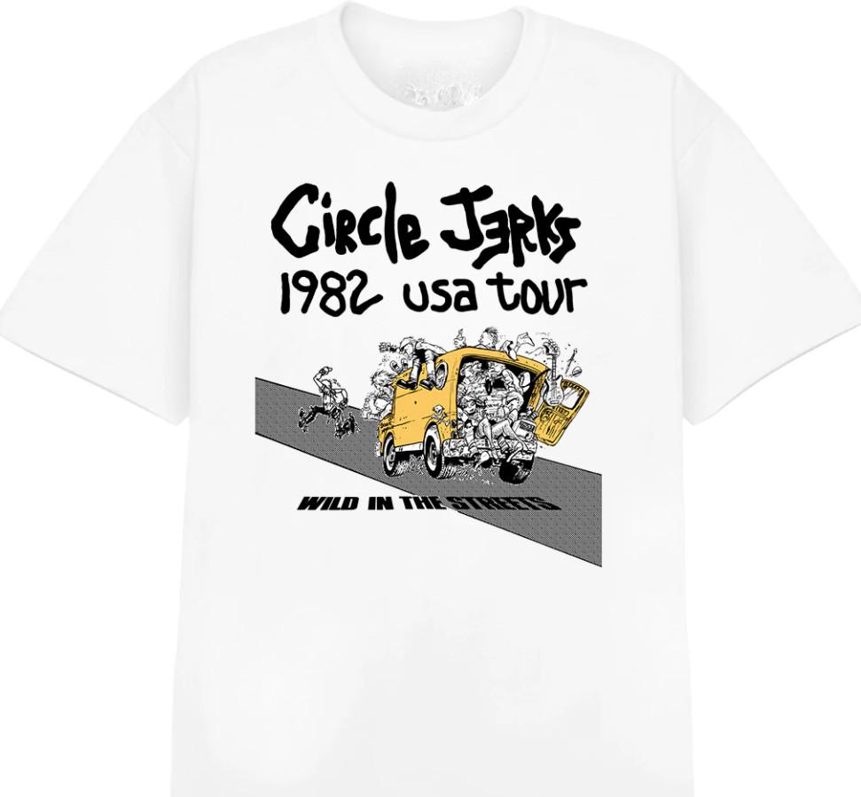 Vintage 1982 USA Tour Circle Jerks Cotton White S-234XL Unisex Shirt CM250 Unisex T-Shirt XXL