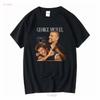 George Michael Baumwoll-T-Shirt Alle Größen S bis 3XL vintage gewaschen Streetwear Stilvolles Grafik-Design Atmungsaktiv Dehnbar homme