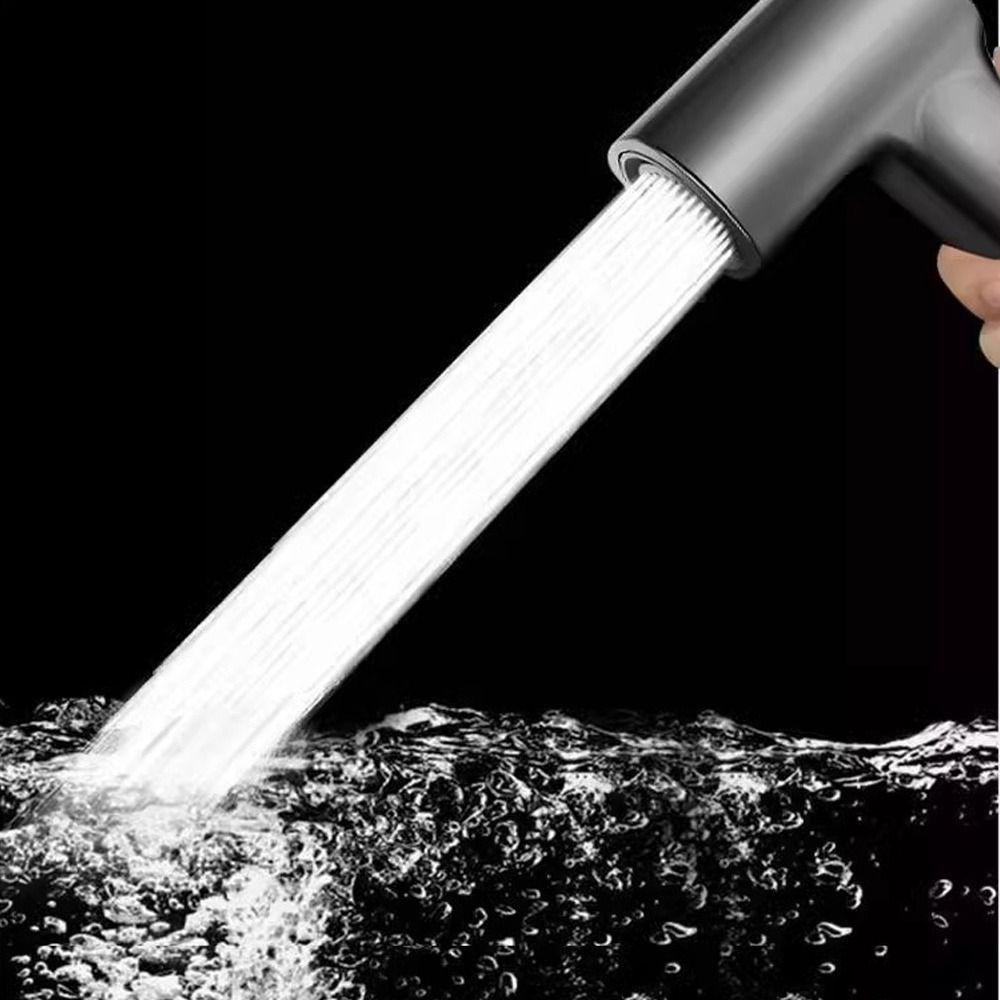 Edelstahl Toilettenbegleiter Luxuriöses Design Hochdruck-Spülstrahl Bequeme Nutzung Einfach zu installieren Badezimmer Spülung