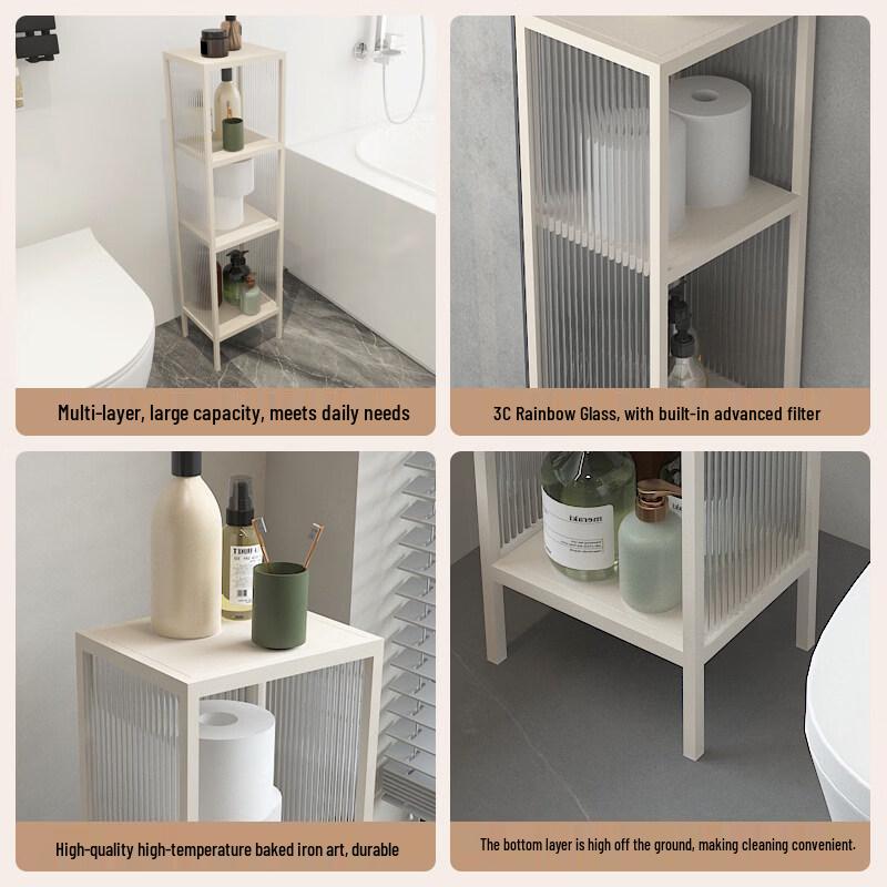 LIEI Bathroom Crevice Storage Shelf
