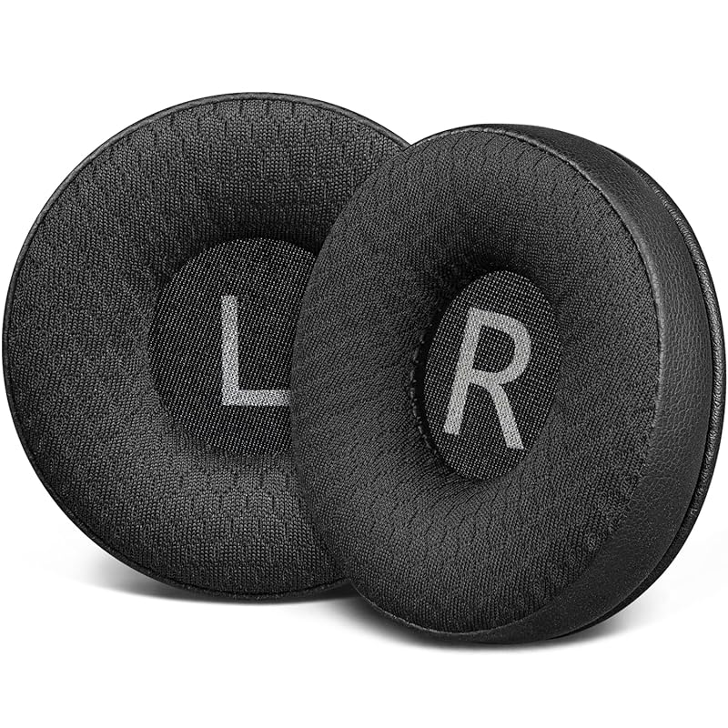 

SOULWIT 60mm ear pads ear cushion Plantronics HW510/HW520, Audio 310/345/476/628 for exchange pad Poly Blackwire