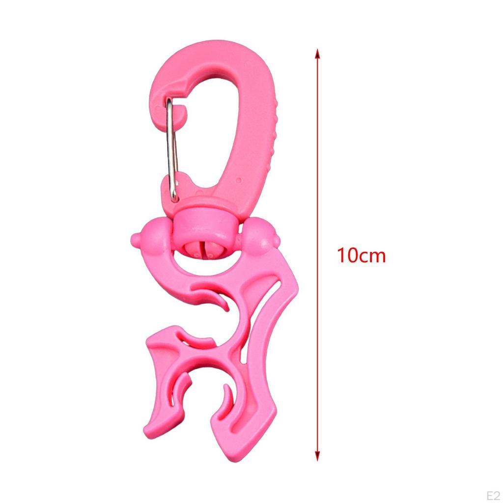 Scuba Diving Hose Retainer Buckle Hook Durable BCD W/Clip Regulator Cover for