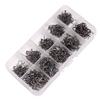 500PCS 3#-12# Barbed Fishing Hooks High Carbon Steel Fishing Hooks  Catfish Fishing
