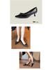 BEIJIANI 1578-27: French Style Bow Pointed Toe Stiletto Heels for Women