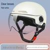 3C Certified Electric Vehicle Helmet for Men & Women - All-Season Safety & Sun Protection, Summer Scooter Half Helmet