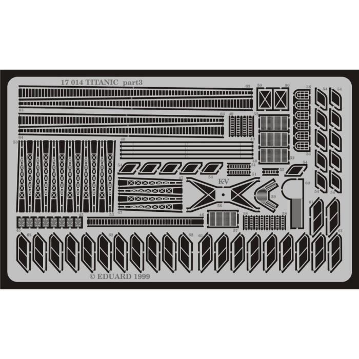 Maquette - EDUARD - RMS Titanic Academy - 1/400 - Blanc - Modèle détaillé