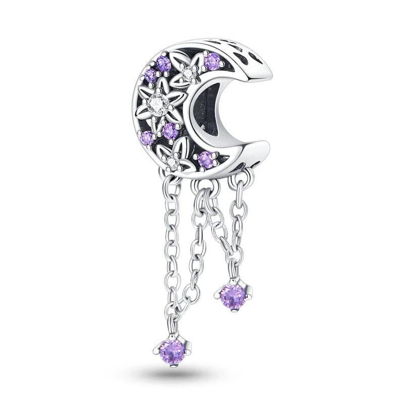 copperplated Dream Catcher Moon Bead Charms Compatible With Pandora BraceletsBangle Do It Yourself Ideal For Women Birthday Fine Jewellery Gift New