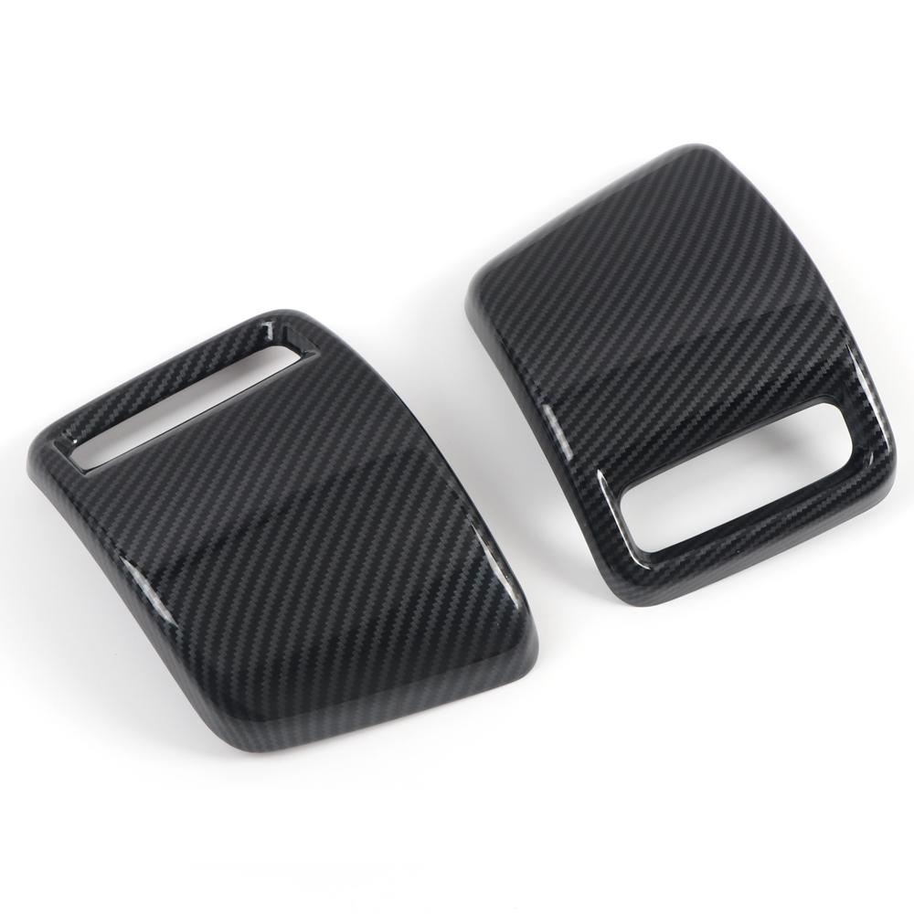 Carbon Fiber ABS Rear Tail Light Cover Trim for Dodge Ram 1500 2019 2020 2021