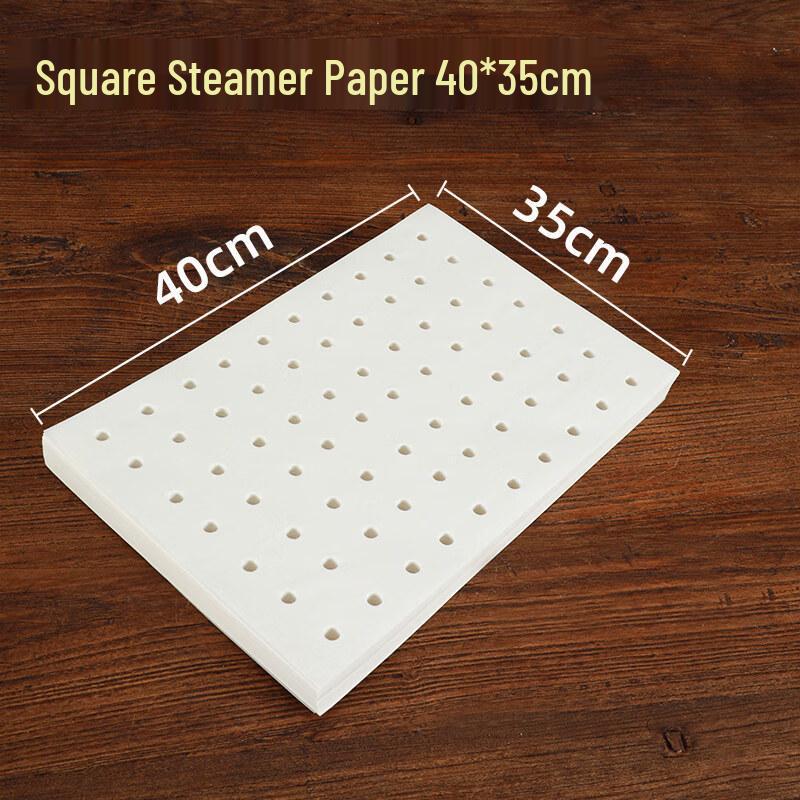 ZISIZ Square Steamer Basket Liner Paper