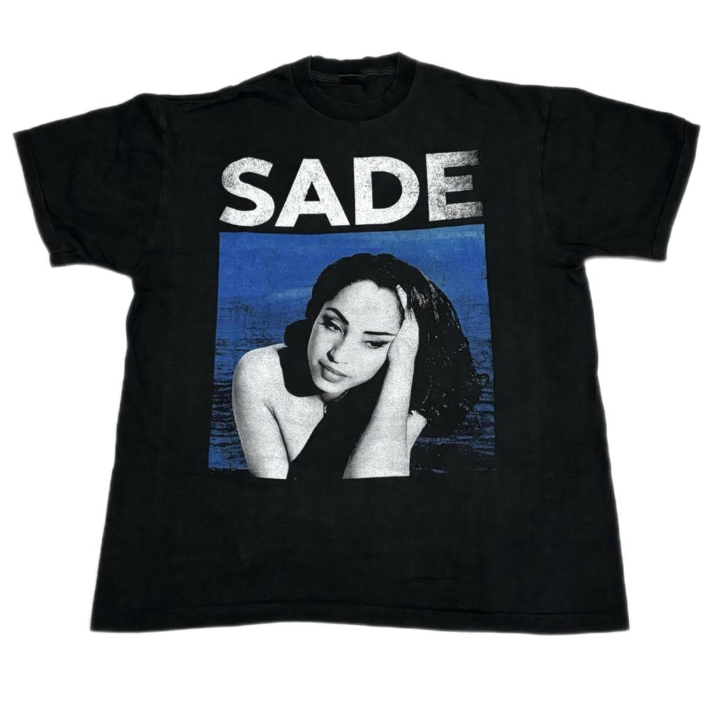 Vintage 90s SADE Smooth Operator Artist Single Stitch Black XL REPRINT Unisex T-Shirt