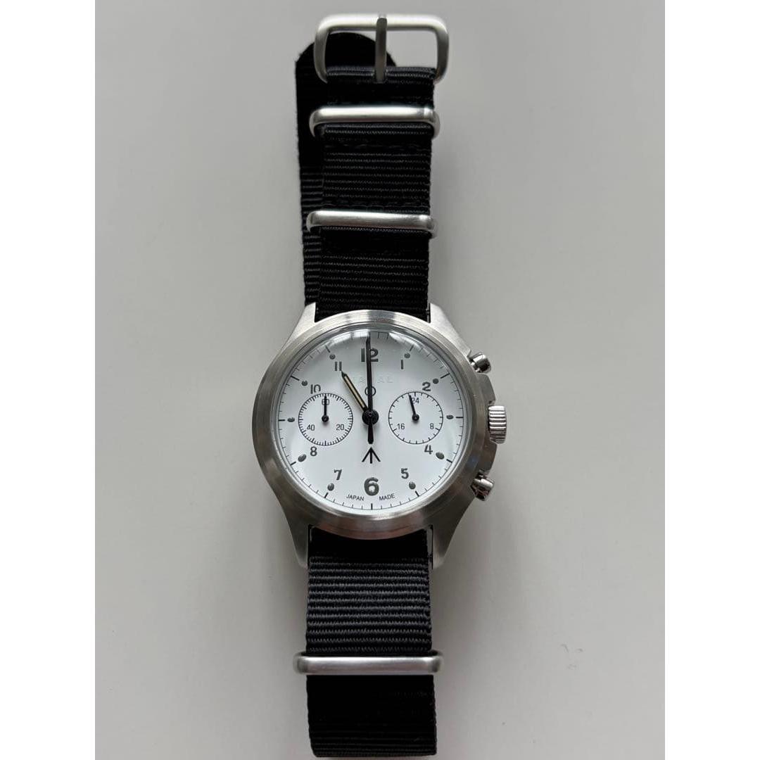 Used Naval Watch Military Chronograph Black