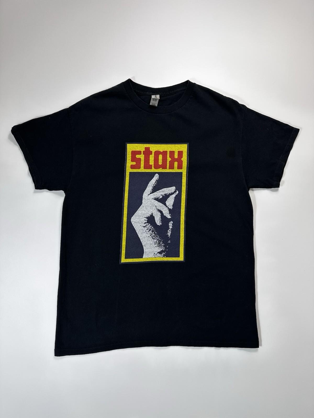 90 s Stax Records Soul American Music Logo Box Unisex T-Shirt XL