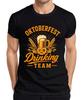 Oktoberfest Drinking Team Beer Pretzel Bavaria Oktoberfest Lederhosen JGA Men's T-Shirt