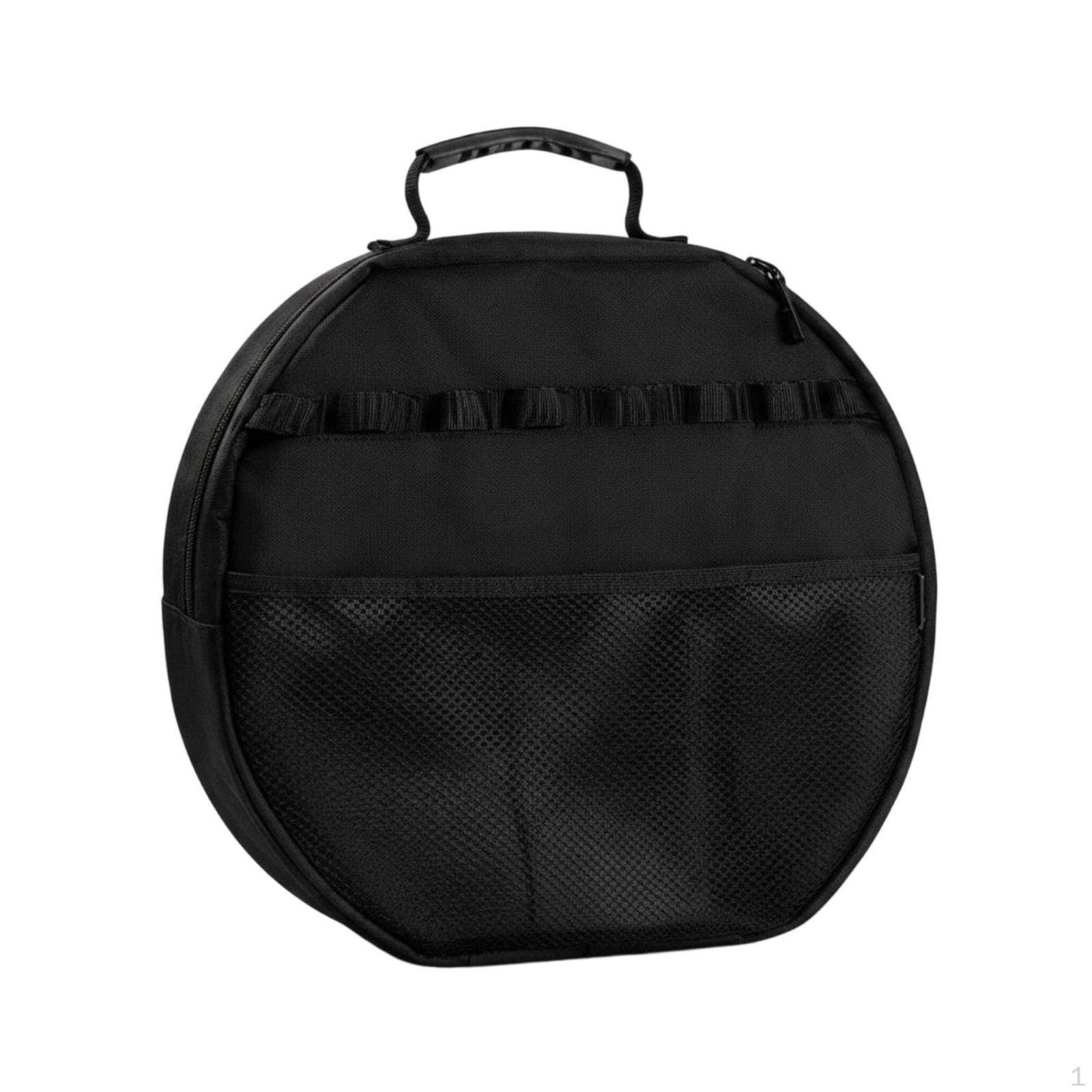 Frying Pan Storage Bag Portable Skillet Carry Heavy Duty Grill Pouch for Campers, чёрный