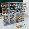 1pc Transparent Collection Rack, Car Model Storage Box, Dust-proof Storage Ornament Display Rack 1:64 Car Display Cabinet