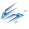 2PCS Creative Boomerang Shaped Stickers Car Door Side Vinyl Decals For Volvo FH Car Body Styling Decoration Stickers Accessories