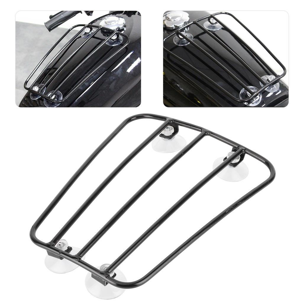 Motorcycle Fuel Tank Rack Luggage Holder Universal Retro Style Baggage Carrier Bracket