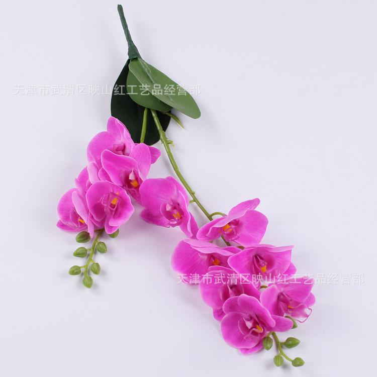2-Fork small Phalaenopsis, feel film Phalaenopsis, simulated Phalaenopsis светло-фиолетовый