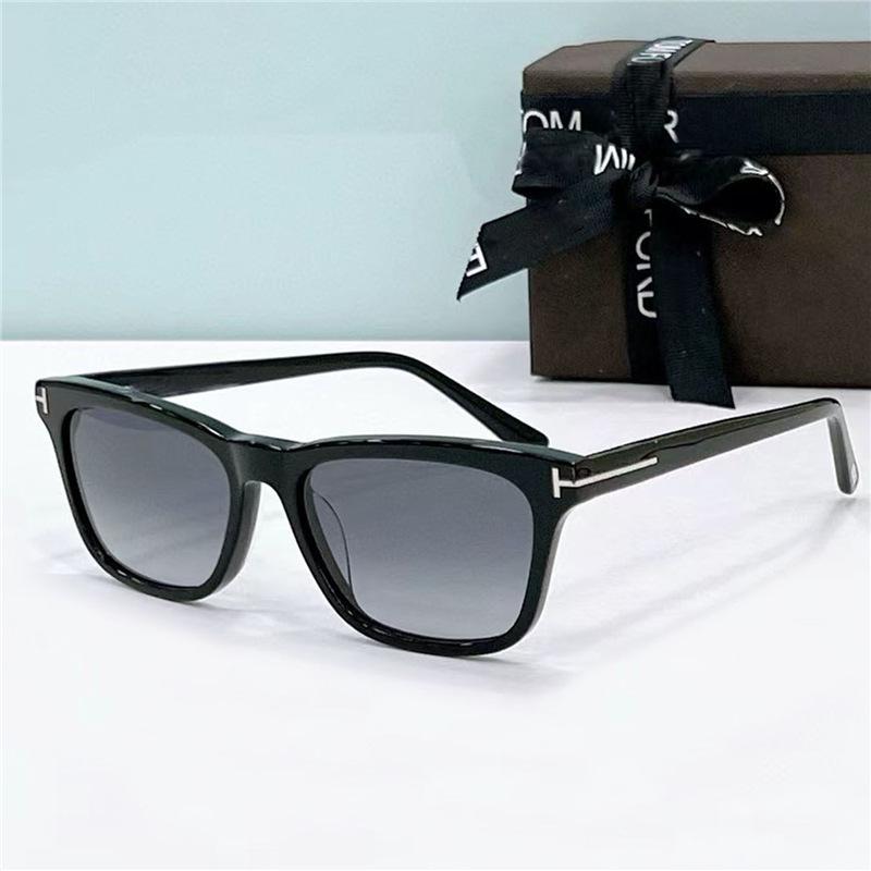 2026 Unisex Black Square Frame Nazha Sunglasses: UV Protection, Stylish and Versatile Standard серый