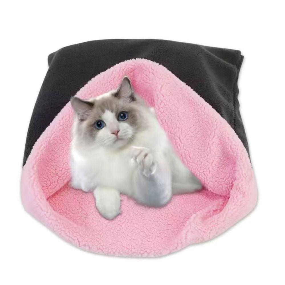 Comfortable Pet Snuggle Sack Cat Sleeping Bag Winter Cotton Sleeping Bag Nest Thickened Pet Supplies Cat Bed Cave