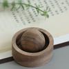 Wooden Essential Oil Diffuser Round Ball Aromatherapy Passive Diffuser for Home Office Bedroom Car Wardrobe Yoga Hall SPA