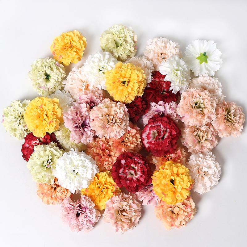 5/10Pcs Silk Artificial Flowers Heads for Wedding Marriage Decoration DIY Garland Accessories Home Room Decortions Fake Flower