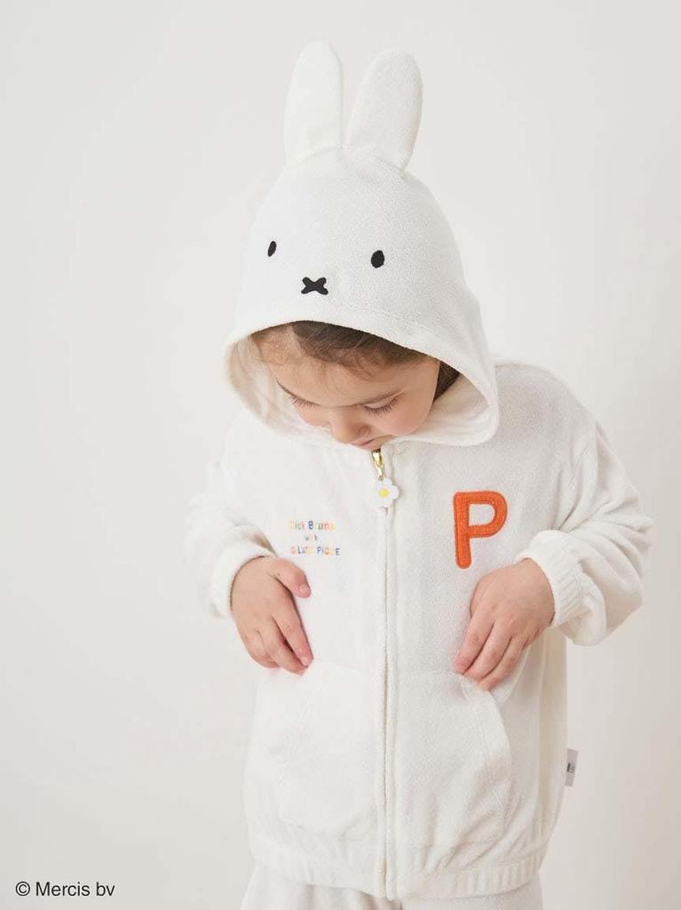 Gelato Pique DickBruna Kids Miffy Pile Hoodie PKCT254418OWHT120