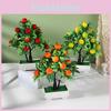 Simulated Peach Lemon Orange Pomegranate Tree Artificial Potted Plant