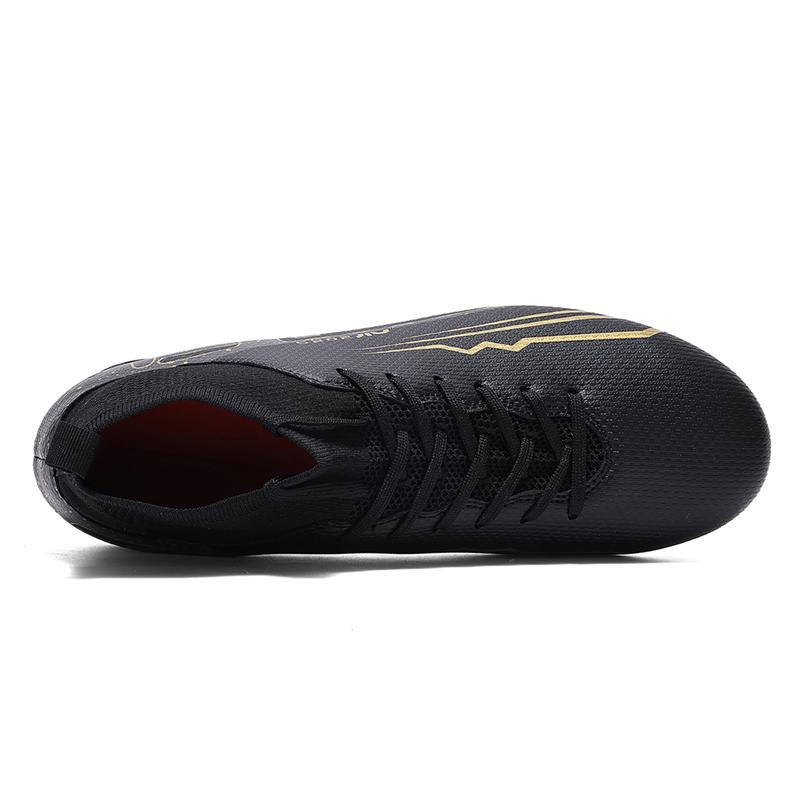 34-46 Pantofi de fotbal cu vârf lung pentru bărbați, de dimensiuni mari, joase, anti-alunecare, rezistente la uzură, gazon artificial TPR, pantofi de fotbal cu vârf lung pentru copii