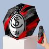 SC Freiburg FC Mini 5 Fold Pocket Umbrella Compact Lightweight Anti UV Rain Sun Protection Umbrella Portable Travel Umbrella