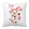 Happy Valentine's Day Theme Digital Printing Short Plush Pillow Covers for Car Sofa Office Cushion Cover Home Goods 60x60cm