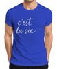 Cest La Vie French Saying Calligraphy Handlettering Minimal Unisexs T Shirt