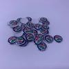 BQVLT1 2pcs11mm 14mm 15mm ForAlfa Romeo 159 147 156 Giulietta GT Aluminium Car Key Emblem StickersMito Brera Giulia F1 Stelvio Volante