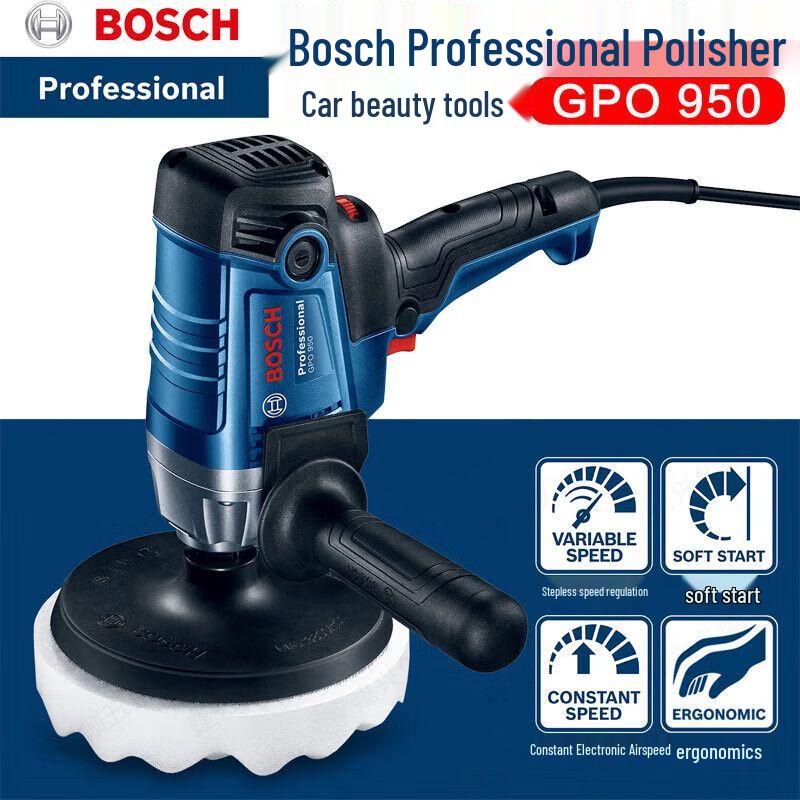 Bosch GPO 950 Car Polisher CN plug (adapter included)