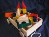 in Japan Wooden Building Blocks [Made Toys] Pull-cart