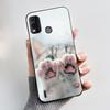 Schwarzes Case für Nokia G11 Plus Einzigartiges Design Schwarze Katze mit Korb Muster Schale Gelee Farbe Kratzfest Weiche Hülle