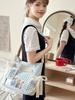 Elegant School Chic Clear Shoulder Bag With Details For Students And Commuters