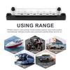 Dual Row 12 Terminal Bus Bar Kit 12 Way 150A Power Distribution Block Ground Terminal Block for Car Boat Trailer RV Wholesale