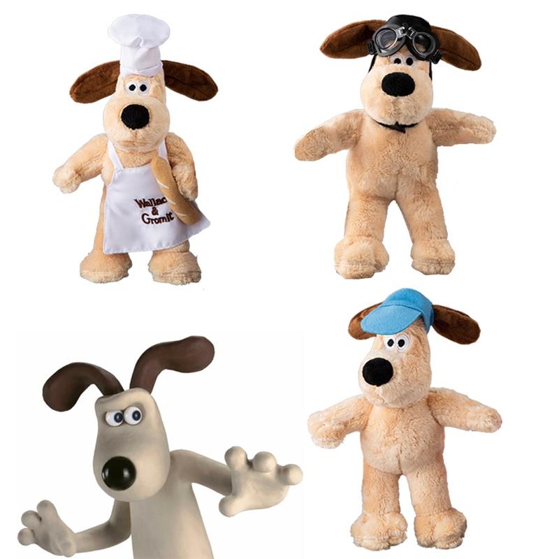 Soft Wallace And Gromit Pilot Chef Stuffed Plush Doll For Room Decoration