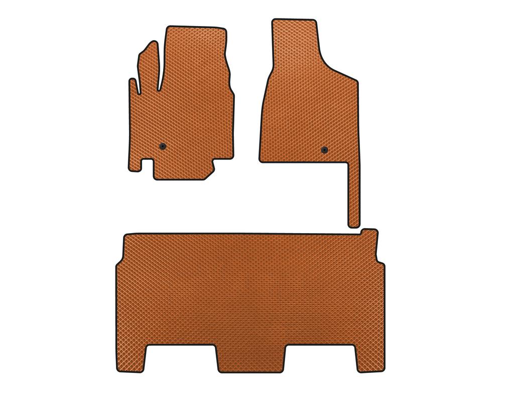 EVA Mats (8-seater/SXT Trim, 2008-2020, Orange) for Dodge Grand Caravan V