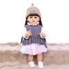 kEIUMI Full Silicone Vinyl 22 Inch Reborn Baby Doll Realistic Skin Look Like Newborn Girl Toys Children Gift