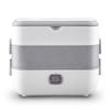 Portable Double Thermal Insulation Bento Box with Stainless Steel Liners Household Food Heating Container Boxes New Heat Evenly Electric Lunch Box