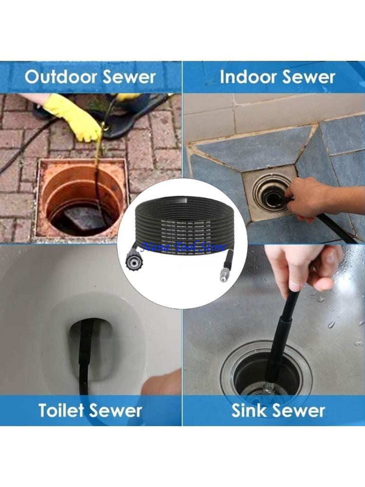 

31GJ Permanent 15m Tall Pressure Drain Hose Multiple Corner Nozzles Global PVC Waterjet China Mainland