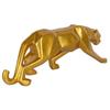 Resin Black Jaguar Showpiece for Home Decor/Black Panther Statue for Living Room Decor, Cheetah Showpiece Office Decor Item, Pack of 1 (Golden)