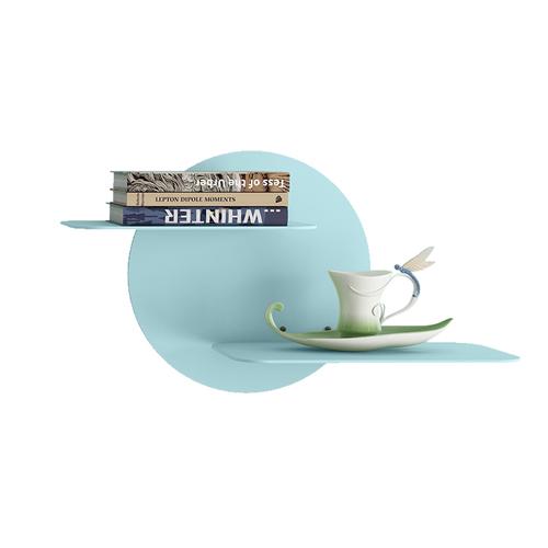 Nordisches Wandregal Hintergrundregal Eisenkunst Dekoregal Wohnzimmer Wandhängende Ausstellung Zwei Etagen Lagerregal